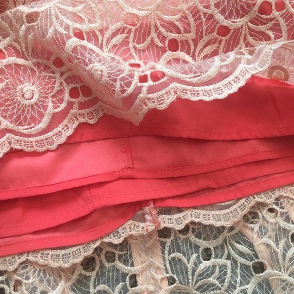 Beautifully Detailed flower overlay dress - Picture 7 of 7